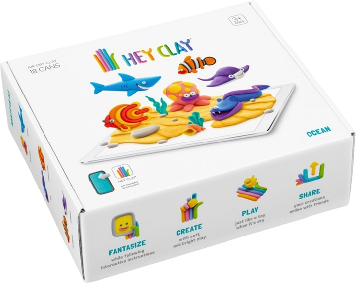 Пластична маса для ліплення TM Toys Hey Clay Океан (5904754600361) - зображення 3
