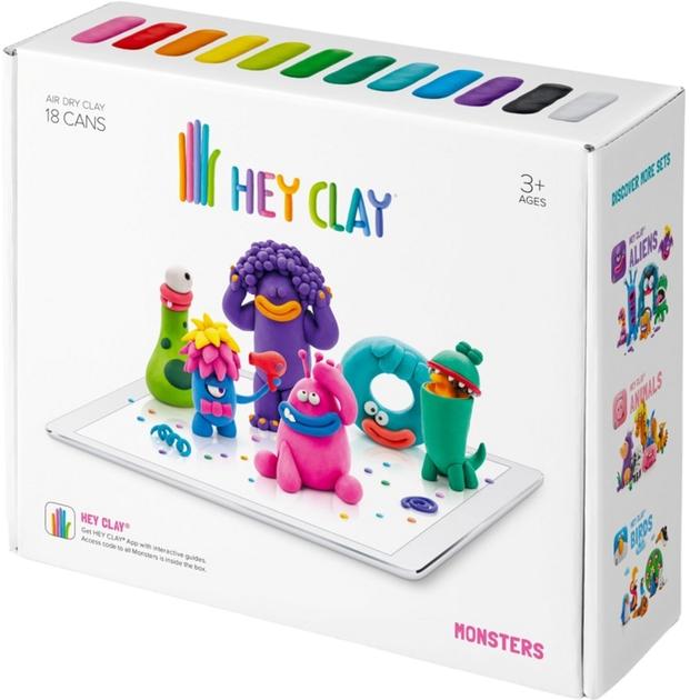 Пластичная масса для лепки TM Toys Hey Clay Чудовиська (5904754602709) - зображення 4