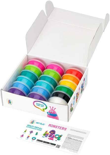 Пластичная масса для лепки TM Toys Hey Clay Чудовиська (5904754602709) - зображення 6