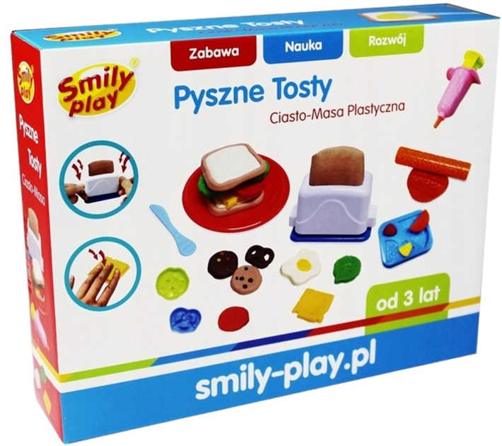 Набір для творчості Smily Play Тісто для моделювання Смачні тости (5905375839628) - зображення 1