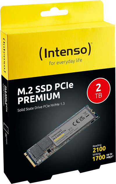 Dysk SSD Intenso Premium 2TB M.2 NVMe PCIe 3D NAND SLC (3835470) - obraz 3