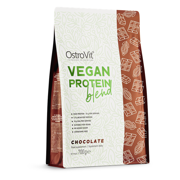 Растительный протеин OstroVit PROTEIN BLEND VEGE chocolate 700g - Фото 2 Растительный протеин OstroVit PROTEIN BLEND VEGE chocolate 700g - изображение 2
