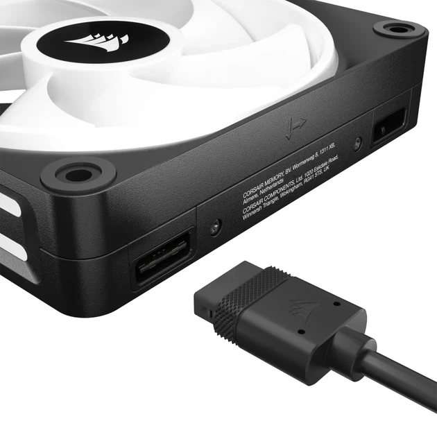 Zestaw wentylatorów Corsair iCUE Link QX120 RGB PWM PC Fans Starter Kit with iCUE Link System Hub (CO-9051002-WW) - obraz 7