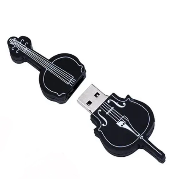USB Флешка Брелок UDisc Виолончель 64Gb Black - изображение 2