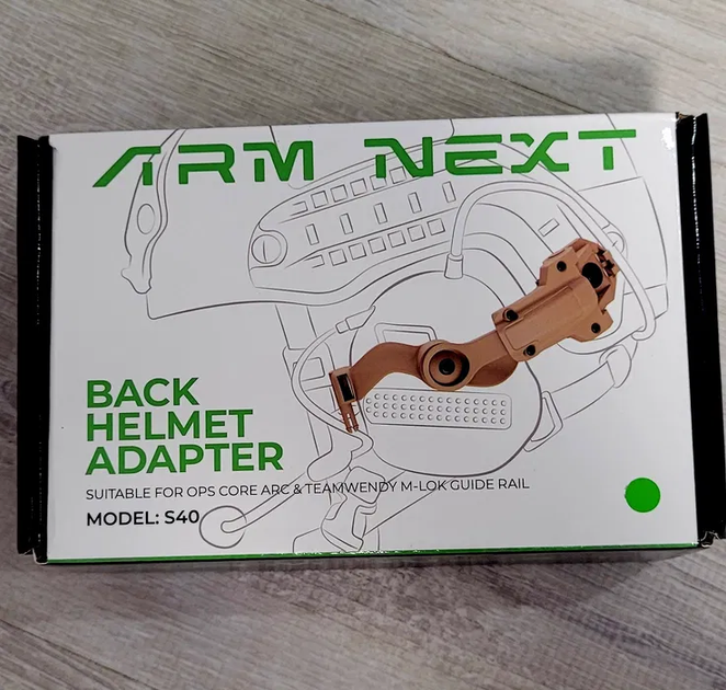 Крепление чебурашки ARM Next S40 для наушников на шлем Черный (Kali) KL573 - изображение 3