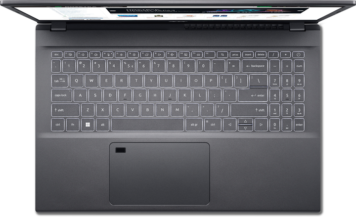 Ноутбук Acer Aspire 5 A515-57G-35VM (NX.KMHEU.003) Steel Gray / Intel Core i3-1215U / RAM 8 ГБ / SSD 512 ГБ / nVidia GeForce RTX 2050, 4 ГБ / Підсвітка клавіатури - зображення 5