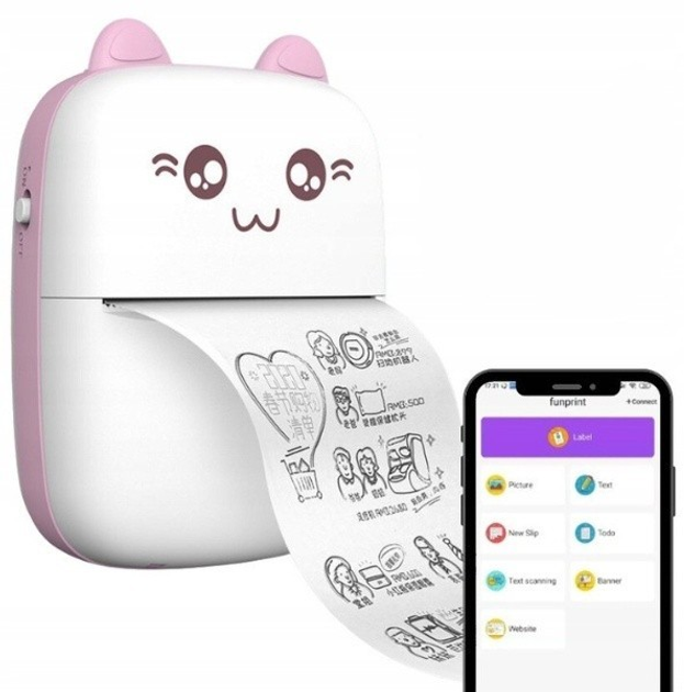 Принтер детский термопринтер Mini printer – фото, отзывы ...
