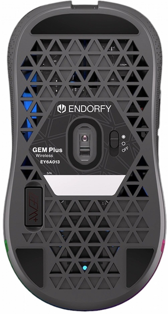 Mysz Endorfy GEM Plus Wireless/USB Czarna (5903018666648) - obraz 8