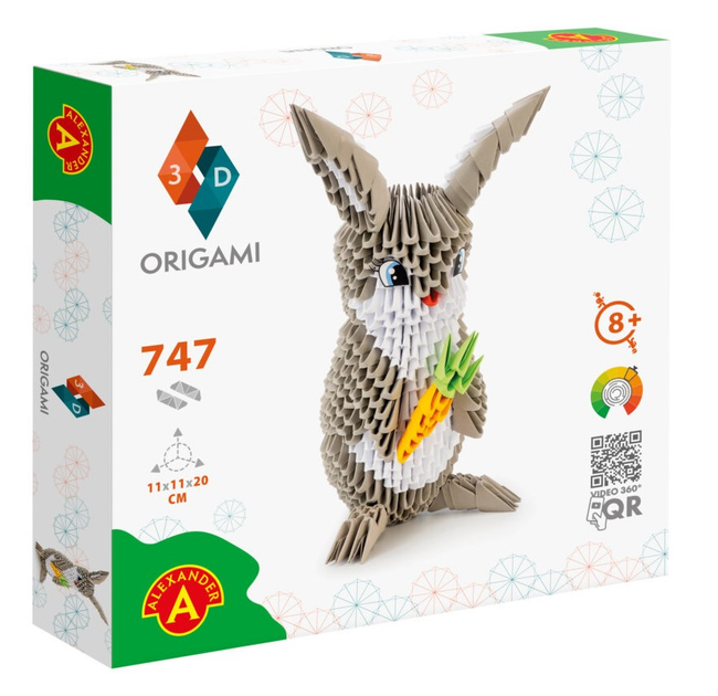 Набір для творчості Alexander Origami 3D Кролик (5906018025576) - зображення 1