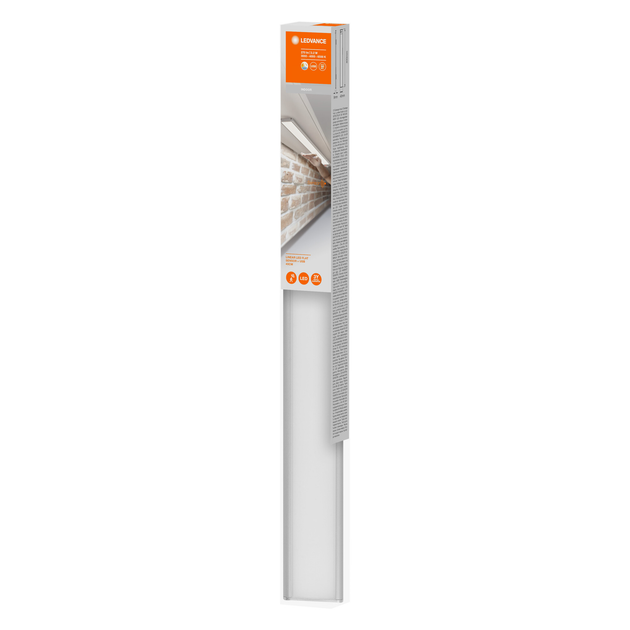 Настенно-потолочный аккумуляторный светильник LEDVANCE LINEAR LED FLAT SEN DIM 3,2W 3000-4000-6500К 200Lm 40см (4058075762213) - изображение 4