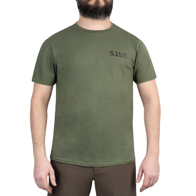 Футболка з малюнком 5.11 Tactical EMEA Smoke 'Em Military Green XL (76276-225) - изображение 1