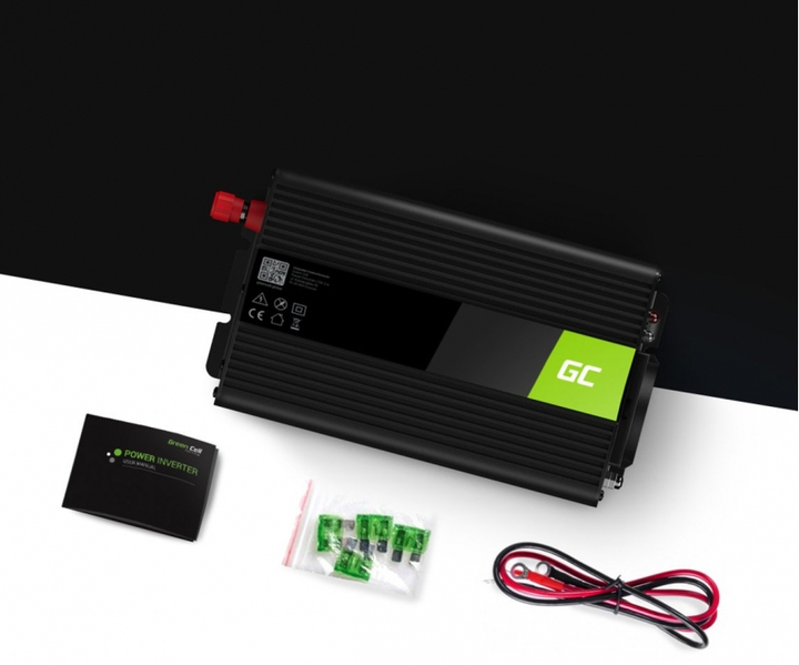 Автомобільний перетворювач напруги Greencell інвертор INV08 - зображення 3