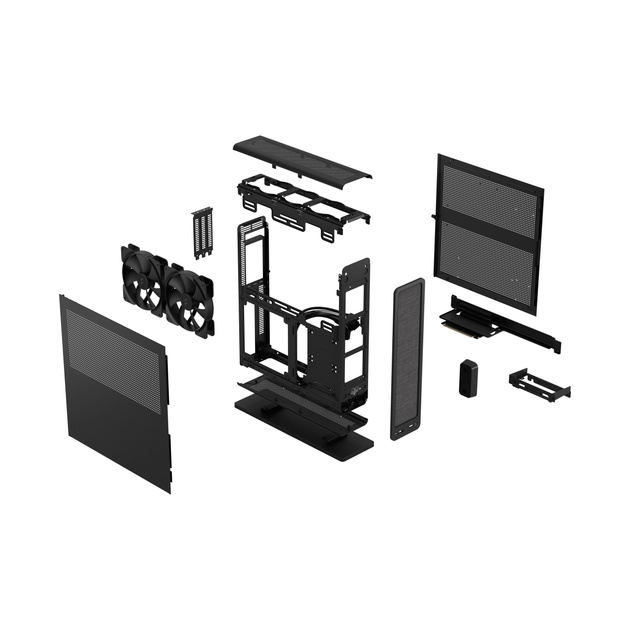 Корпус Fractal Design Ridge mITX PCIe 4.0 Black (FD-C-RID1N-11) - зображення 5