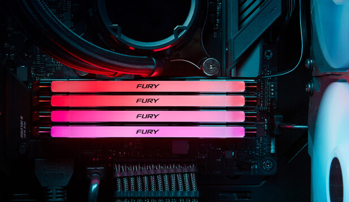 Pamięć Kingston Fury DDR5-6000 32768MB PC5-48000 (Kit of 2x16384) Renegade RGB Black (KF560C32RSAK2-32) - obraz 8