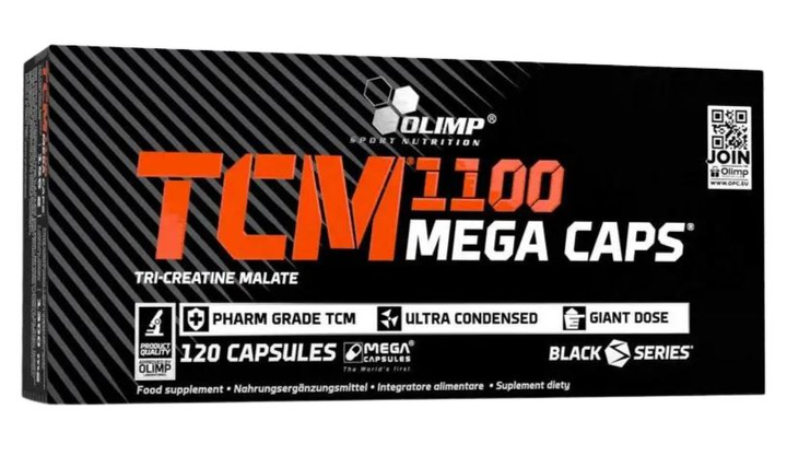 Kreatyna Olimp TCM 1100 Mega Caps 120 kapsułek (5901330020520) - obraz 1
