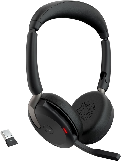 Słuchawki Jabra Evolve2 65 Flex Link380a MS Stereo Black (26699-999-999) - obraz 1