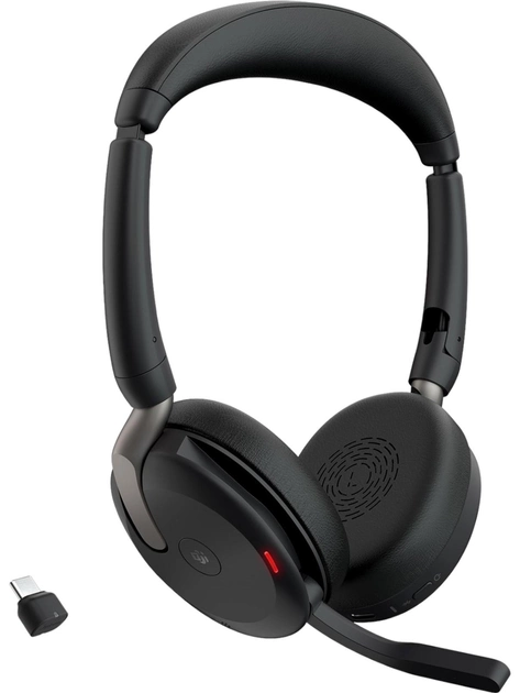 Słuchawki Jabra Evolve2 65 Flex Link380c MS Stereo Black (26699-999-899) - obraz 1