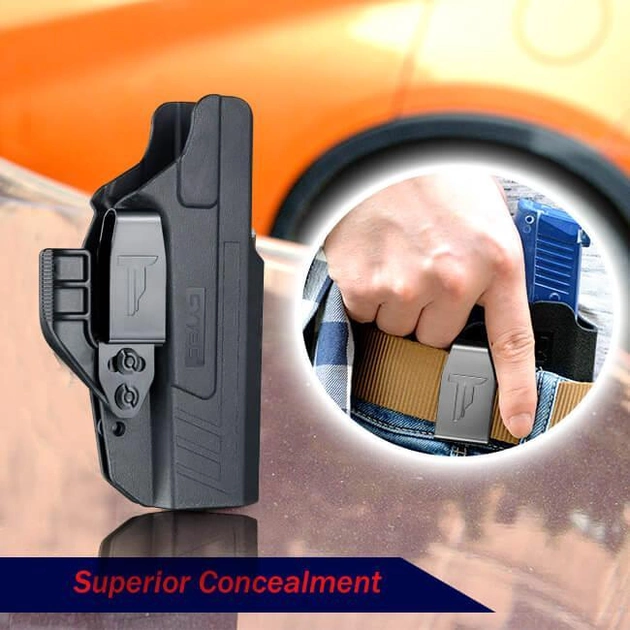 Кобура Cytac I-Mini-guard для Glock 19 / 23 / 32 скоба скрытого ношения - изображение 2