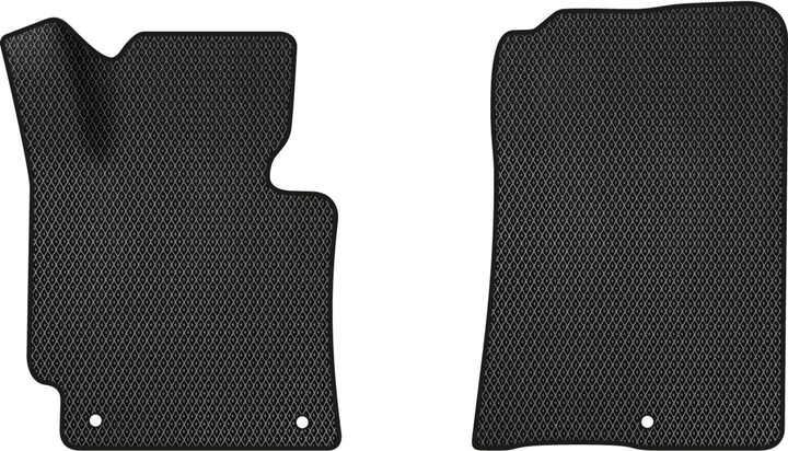 Акція на EVA килимки EVAtech в салон авто передні для Kia Forte (YD) 2012-2018 3 покоління Htb USA 2 шт Black від Rozetka