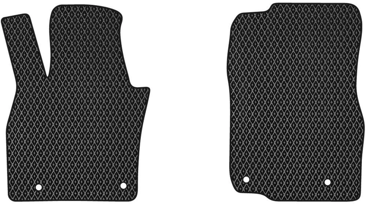 Акція на EVA килимки EVAtech в салон авто передні для Mazda CX-90 7 seats 2023+ 1 покоління SUV USA 2 шт Black від Rozetka