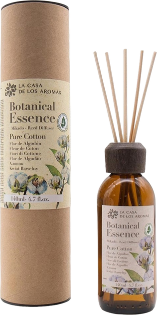 Patyczki zapachowe La Casa de los Aromas Botanical Essence Świeża Bawełna 140 ml (8428390052027) - obraz 1