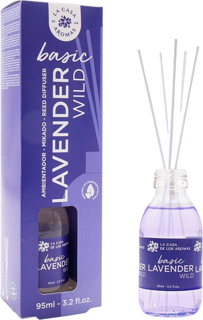 Patyczki zapachowe La Casa de los Aromas Basic Lavender Wild 95 ml (8428390050382) - obraz 1