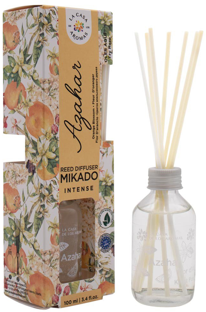 Patyczki zapachowe La Casa de los Aromas Mikado Intense Kwiat Pomarańczy 100 ml (8428390049775) - obraz 1