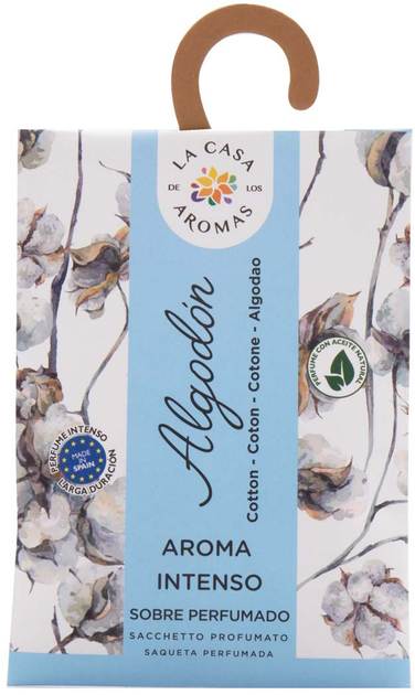 Ароматичне саше La Casa de los Aromas Aroma Intenso Квіти бавовни 100 мл (8428390048617) - зображення 1