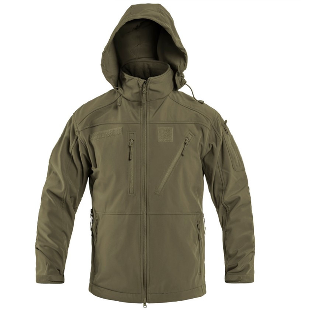 Тактична куртка Mil-Tec SOFTSHELL JACKET SCU OLIVE 10864012 - 2XL - зображення 1
