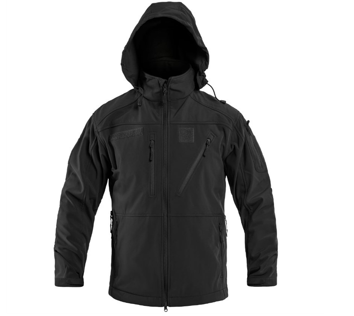 Тактическая куртка Mil-Tec SCU 14 Softshell - Black (10864002) - 2XL - изображение 1