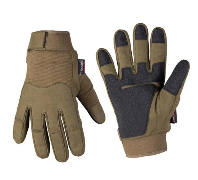 Рукавички армійські зимові тактичні з мембраною Mil-tec 12520801 Олива Army Gloves Winter Thinsulate-L - зображення 1