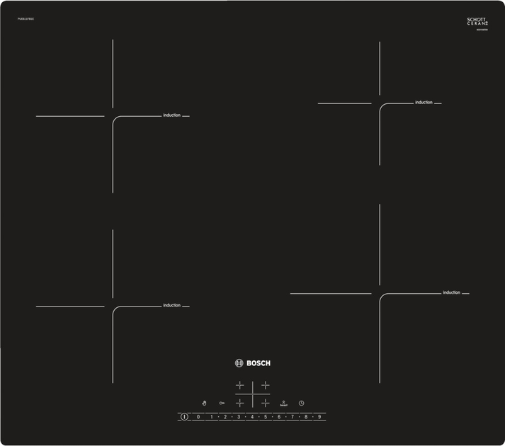 Варильна поверхня індукційна Bosch PUE611FB1E - зображення 1