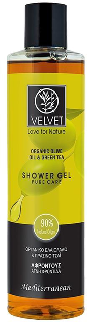 Акція на Гель для душу Velvet Organic Olive & Green Tea 300 мл від Rozetka