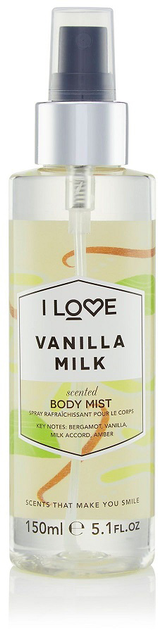 Mgiełka do ciała I Love... Scented Body Mist Vanilla Milk 150 ml (5060351545259) - obraz 1