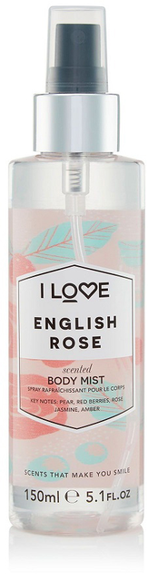 Mgiełka do ciała I Love... Scented Body Mist English Rose 150 ml (5060351545242) - obraz 1