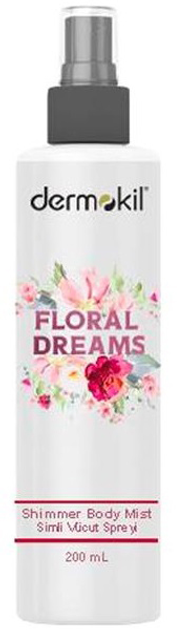 Mgiełka do ciała Dermokil Shimmer Body Mist Floral Dreams 200 ml (8679160135321 / 8697916013532) - obraz 1