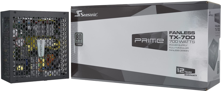 Блок живлення Seasonic Prime TX-700 Fanless 700 W - зображення 9