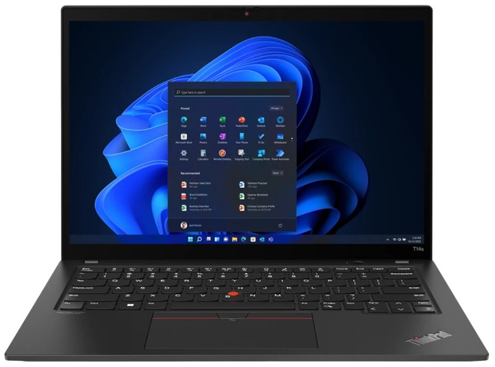 Ноутбук Lenovo ThinkPad T14s Gen 4 (21F8001YMH) Thunder Black - зображення 1