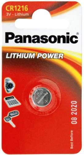 Батарейка Panasonic CR-1216 Lithium, 3 V, 1x1 шт. (CR-1216EL/1B) - зображення 1