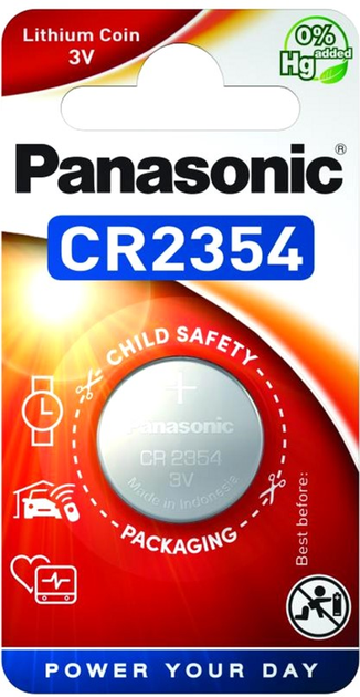Bateria litowa Panasonic CR2354 blister, 1 szt. (CR-2354EL/1B) - obraz 1