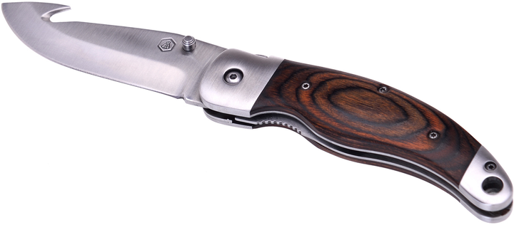 Складной охотничий нож Laguiole 21.5 см с чехлом в подарочной коробке Коричневый (40268457) - изображение 1