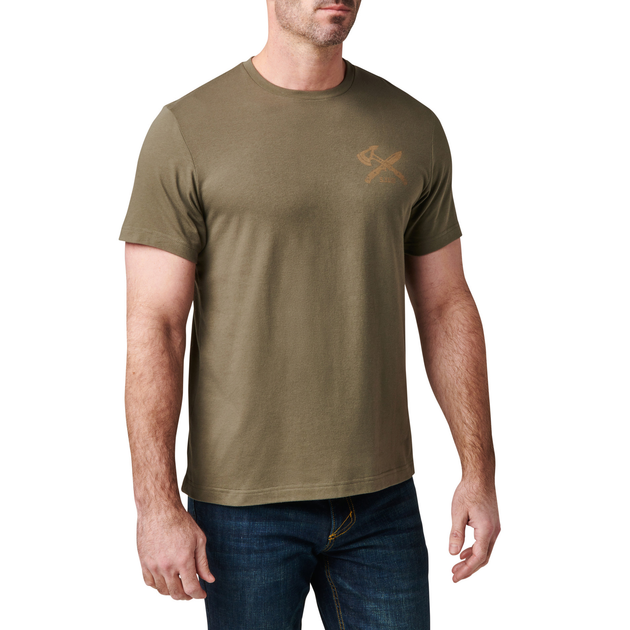 Футболка з малюнком 5.11 Tactical Choose Wisely RANGER GREEN M (76149-186) - зображення 1