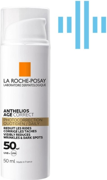Krem przeciwsłoneczny La Roche-Posay Anthelios Age Correct SPF50+ przeciw plamom pigmentacyjnym i zmarszczkom 50 ml (3337875761031) - obraz 1