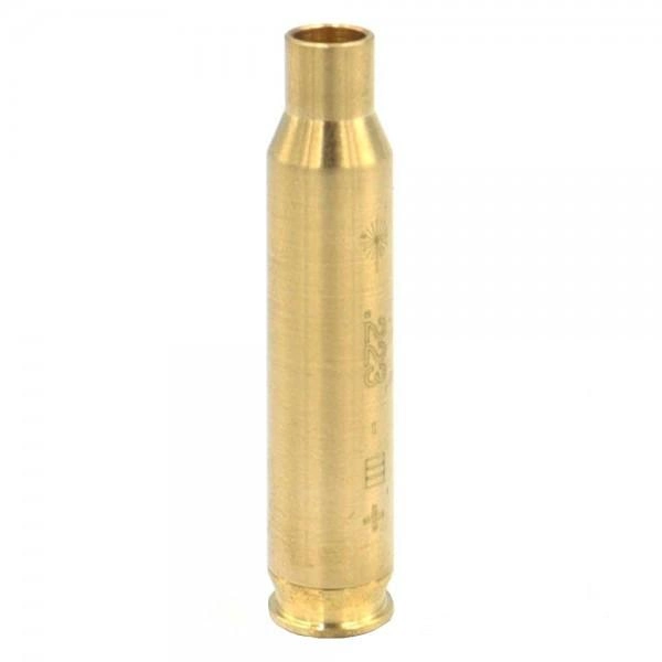 Лазерный патрон для холодной пристрелки (калибр: 223 Rem / 5,56x45 NATO), латунь - изображение 1