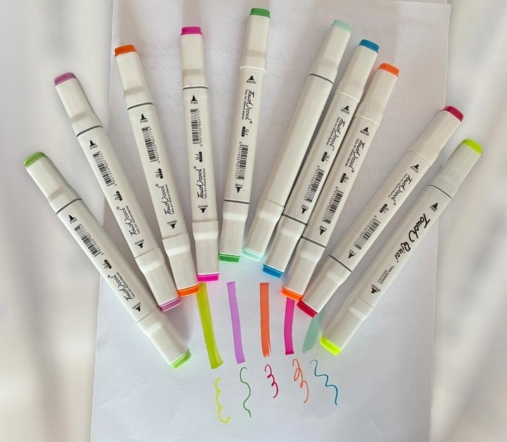 Набор маркеров для скетчинга TOUCH FIVE Sketchmarker в пластиковом боксе 36 цветов - зображення 5