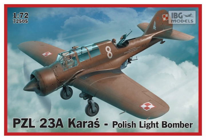 Збірна модель IBG PZL 23A Karaś Polish Light Bomber масштаб 1:72 (5907747900875) - зображення 1