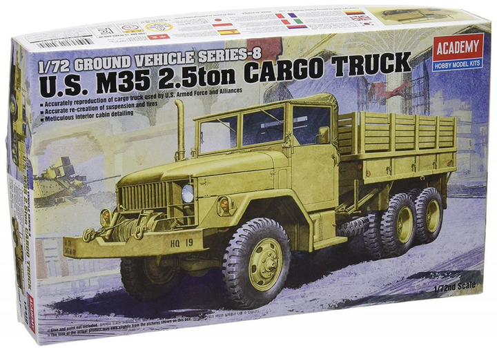 Model do składania Academy US M35 2.5 on Cargo Truck skala 1:72 (0603550134104) - obraz 1