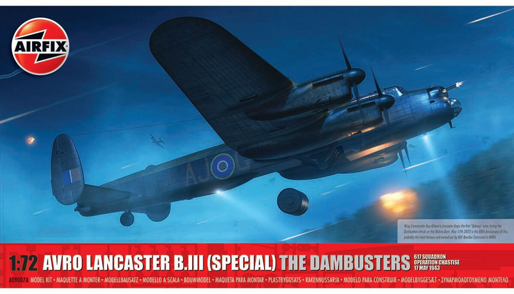 Model do składania Airfix Avro Lancaster B III Special The Dambusters skala 1:72 (5063129001360) - obraz 1