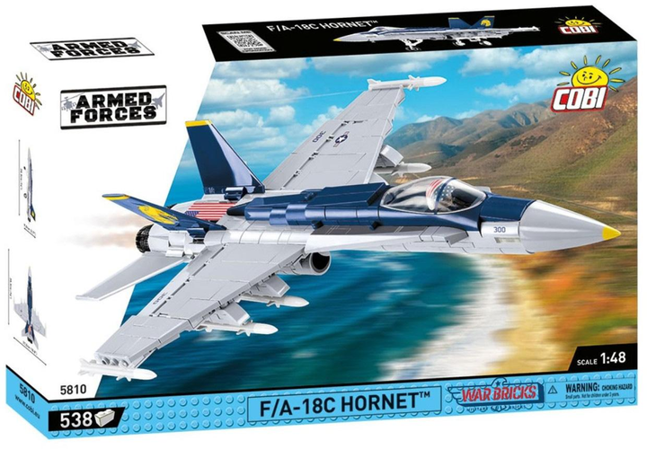 Model do składania Cobi Toys Hornet F/A-18C skala 1:48 (5902251058104) - obraz 1