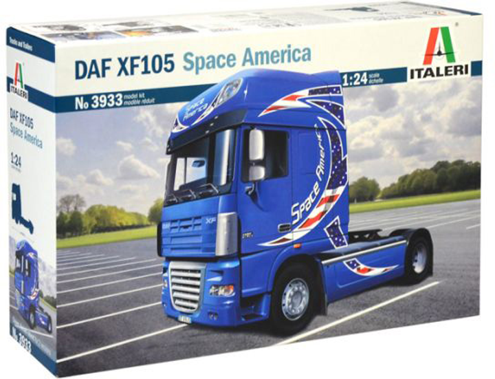 Збірна модель Italeri Daf Xf 105 Space America масштаб 1:24 (8001283039338) - зображення 1